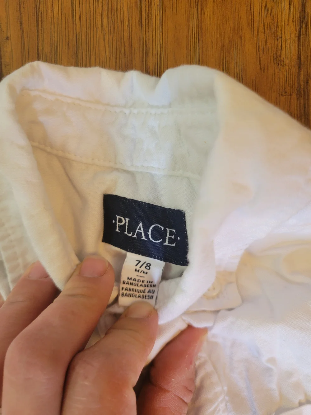Boy's White Casual Button-Down Shirt